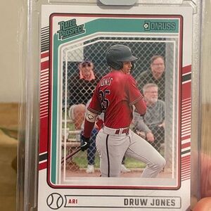 2024 Panini Donruss Rated Prospects #103 Druw Jones RC - Arizona Diamond…